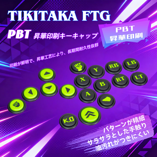 TIKITAKA® FTG Keycaps PBT con impresión por sublimación