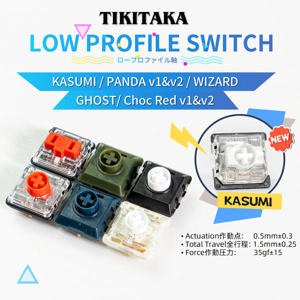 TIKITAKA® FTG Interruptores de tecla Kasumi / Panda