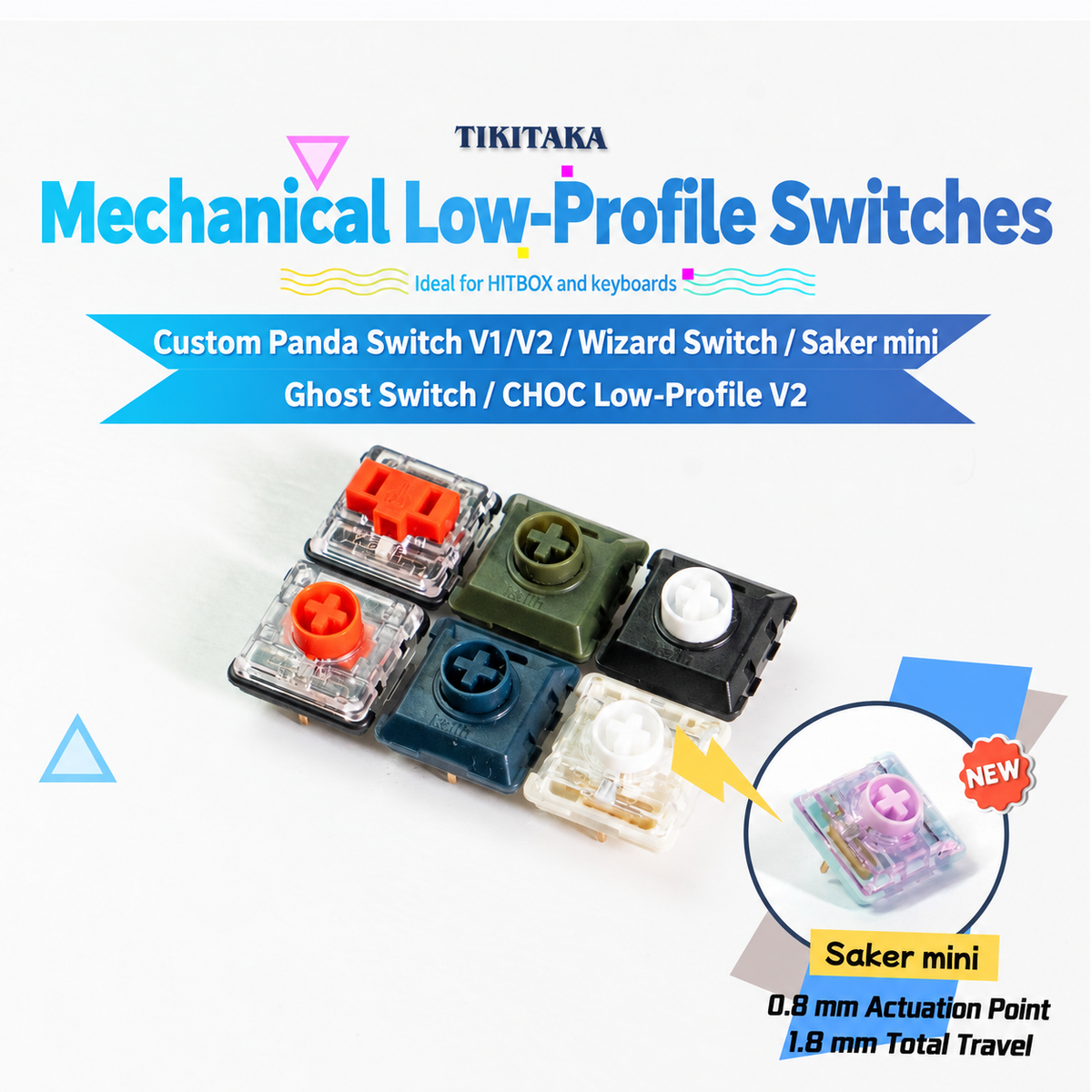 TIKITAKA® FTG キースイッチ 霞軸 パンダ軸 — switch-02 (English)