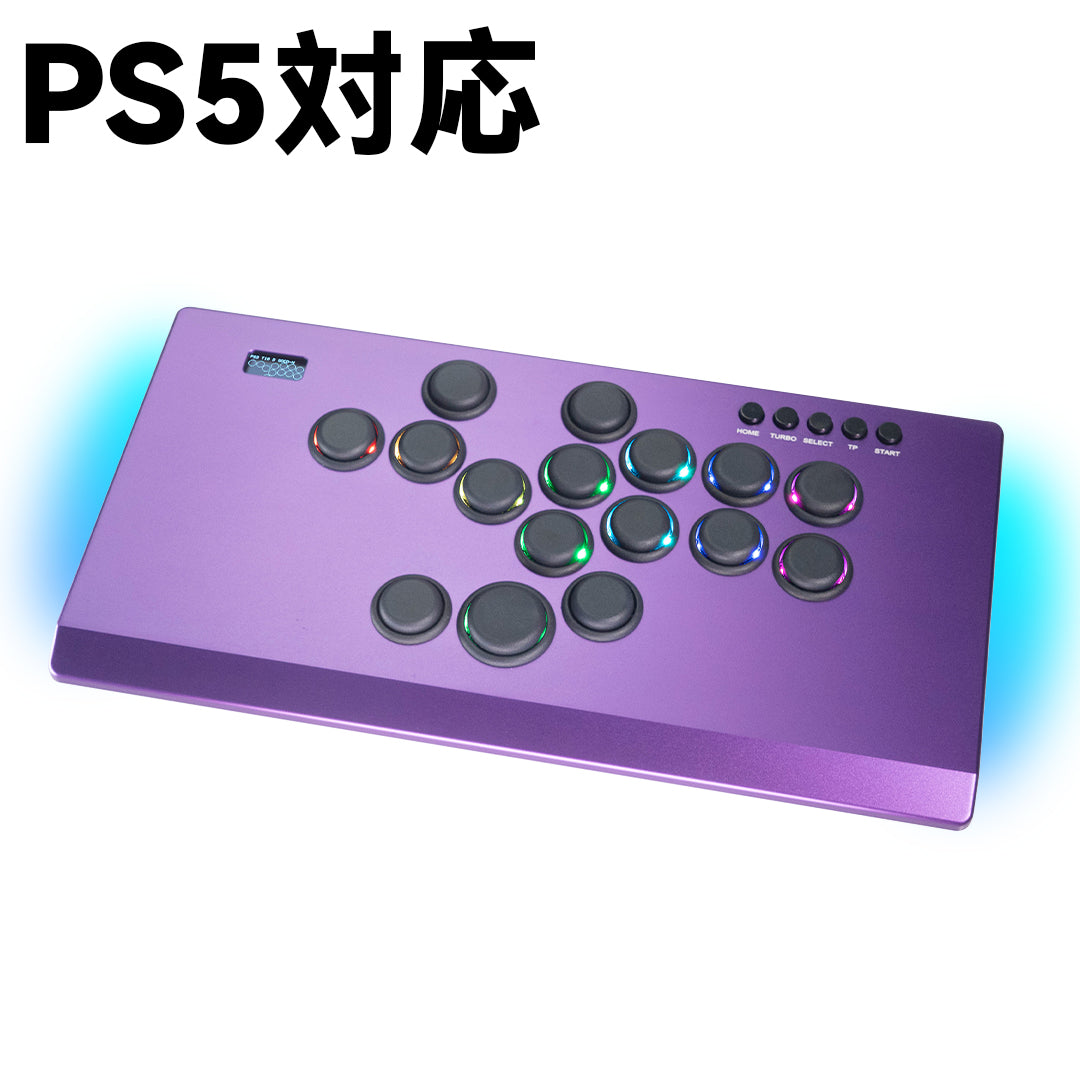TIKITAKA FTG M16 コントローラーレバーレス PS4/PC対応 レバーレスアーケードコントローラー