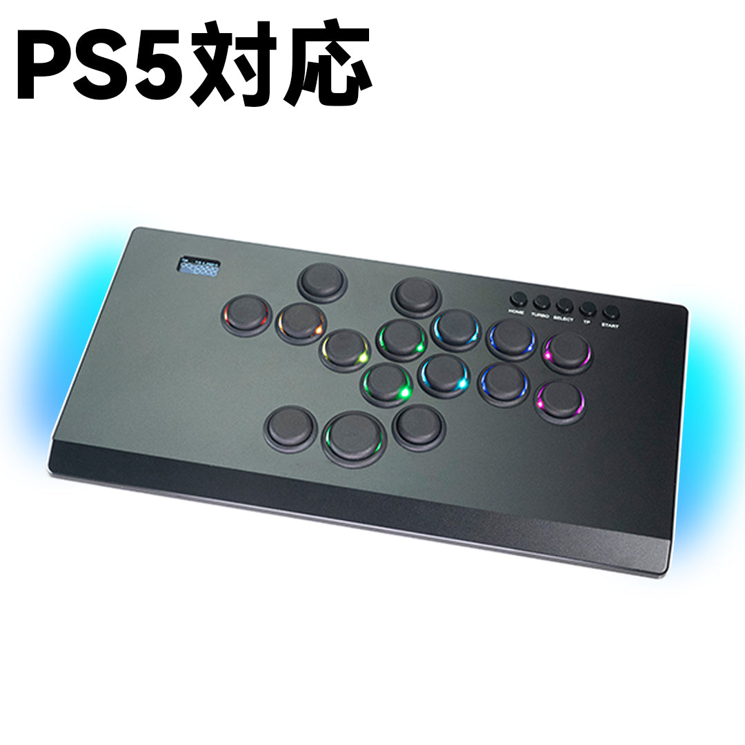 TIKITAKA FTG M16 コントローラーレバーレス PS4/PC対応 レバーレスアーケードコントローラー