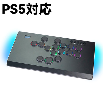 TIKITAKA FTG M16 コントローラーレバーレス PS4/PC対応 レバーレスアーケードコントローラー