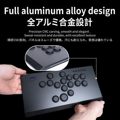 TIKITAKA FTG M16 コントローラーレバーレス PS4/PC対応 レバーレスアーケードコントローラー