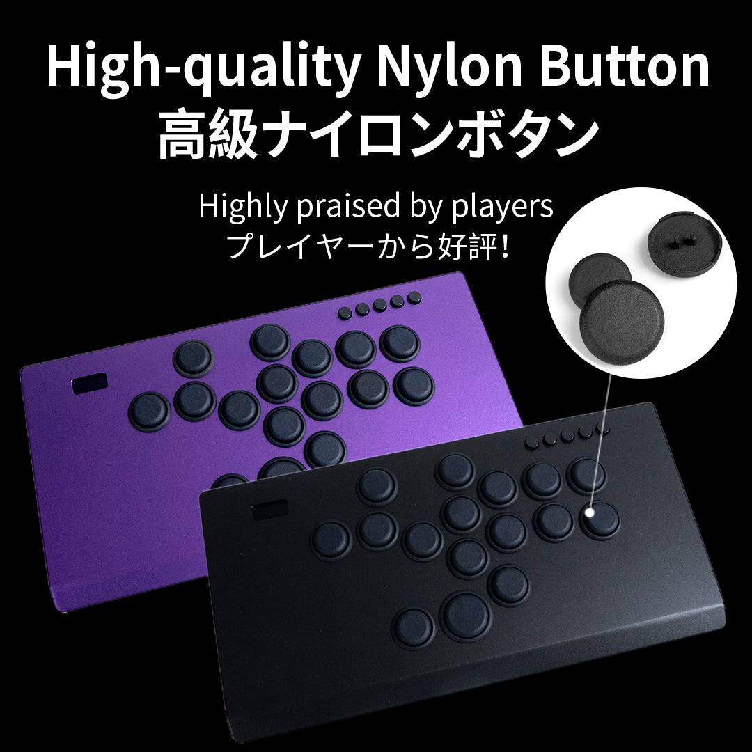 TIKITAKA FTG M16 コントローラーレバーレス PS4/PC対応 レバーレスアーケードコントローラー