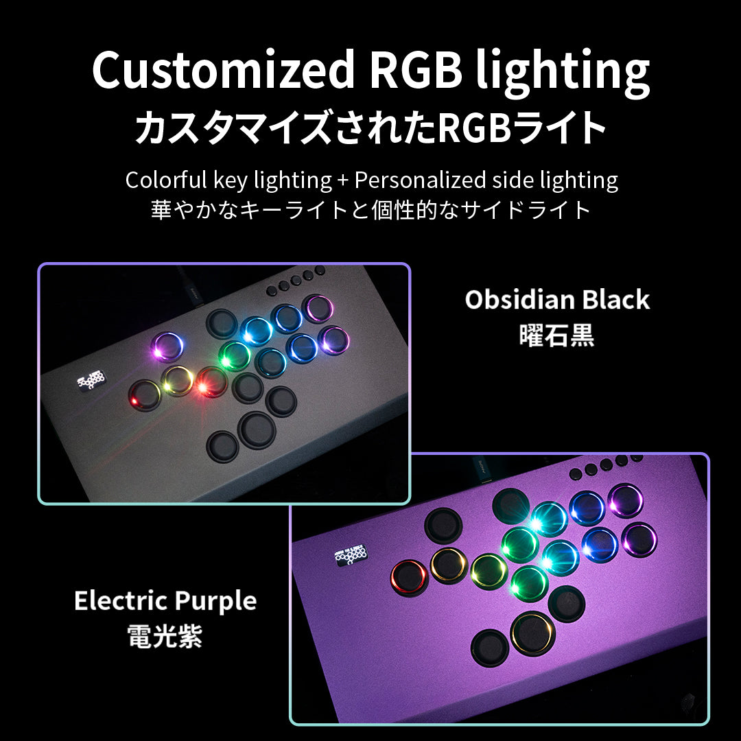 TIKITAKA FTG M16 コントローラーレバーレス PS4/PC対応 レバーレスアーケードコントローラー