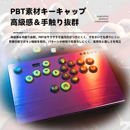 TIKITAKA FTG Serie M3Pro de Aluminio con tapas de teclas PBT de sublimación