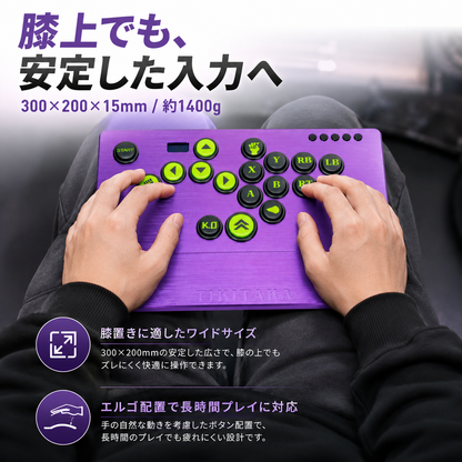 TIKITAKA FTG Série M3Pro de Liga de Alumínio com Keycaps PBT por Transferência Térmica レバーレスコントローラー / leverless controller