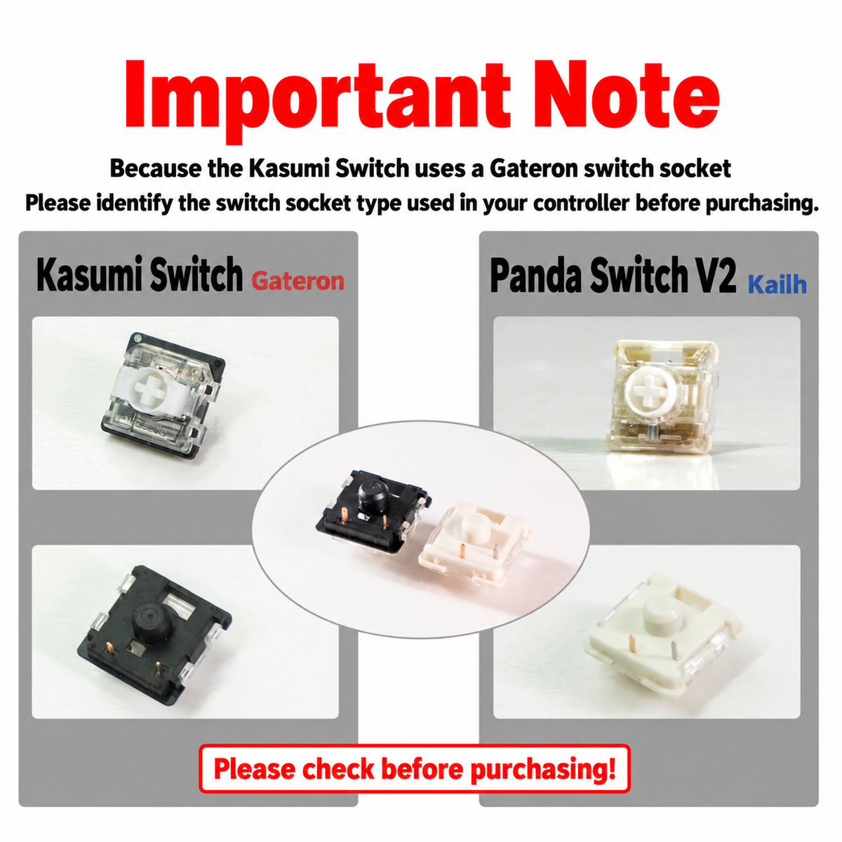 TIKITAKA® FTG キースイッチ 霞軸 パンダ軸 — switch-04 (English)
