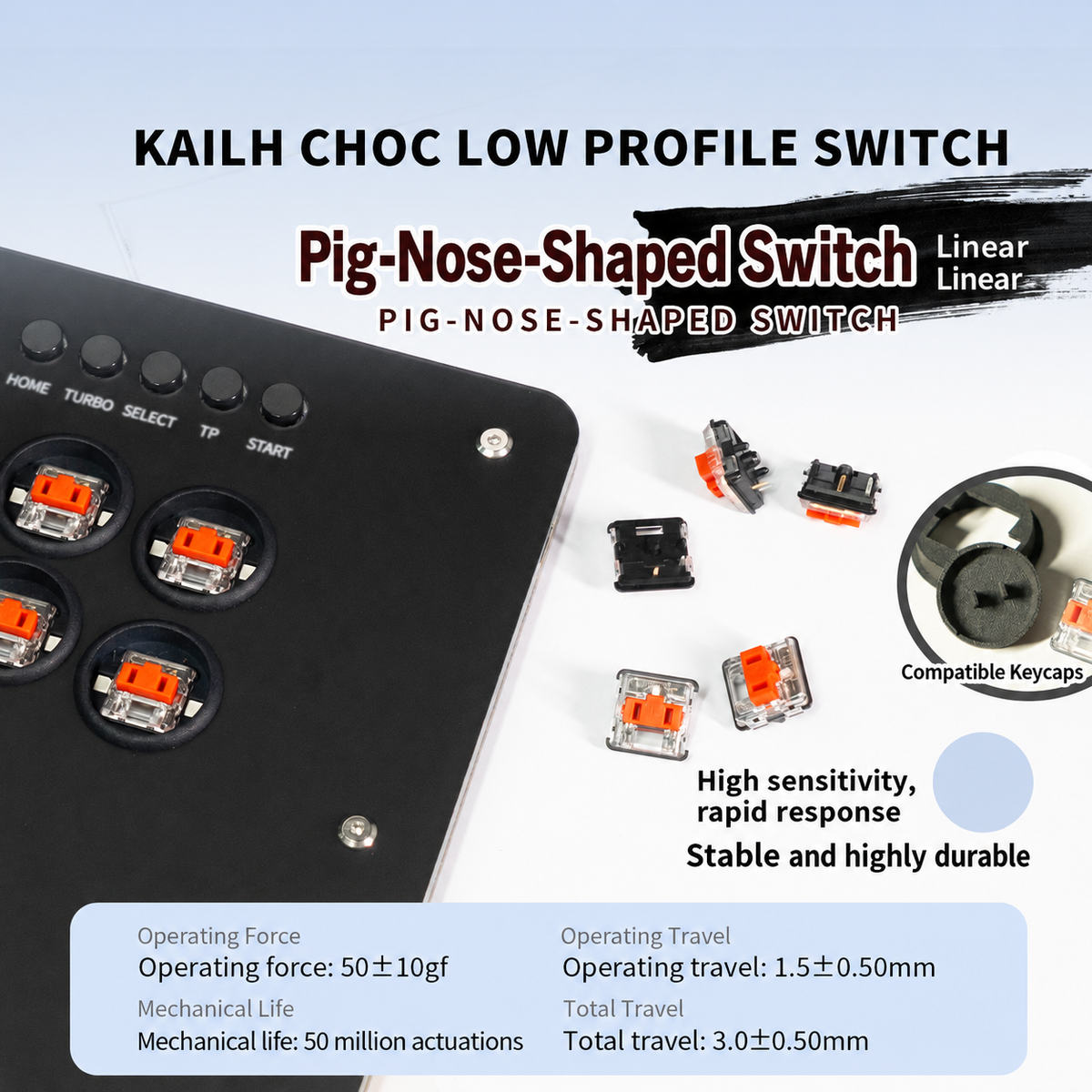 TIKITAKA® FTG キースイッチ 霞軸 パンダ軸 — switch-11 (English)