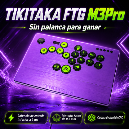 TIKITAKA FTG Serie M3Pro de Aluminio con tapas de teclas PBT de sublimación