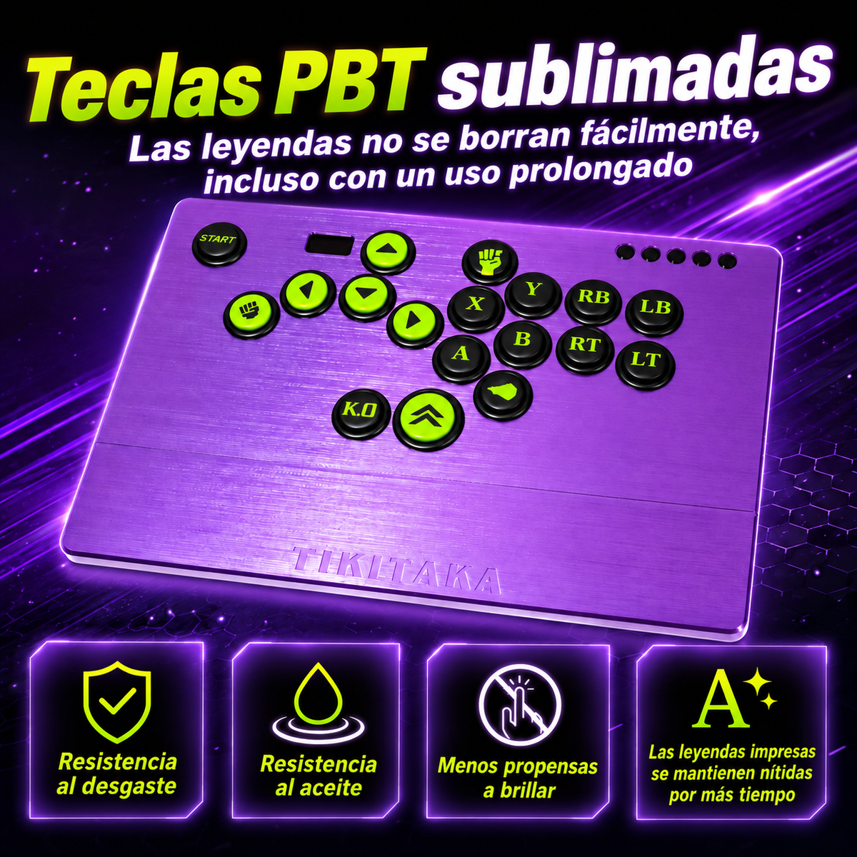 TIKITAKA FTG Serie M3Pro de Aluminio con tapas de teclas PBT de sublimación