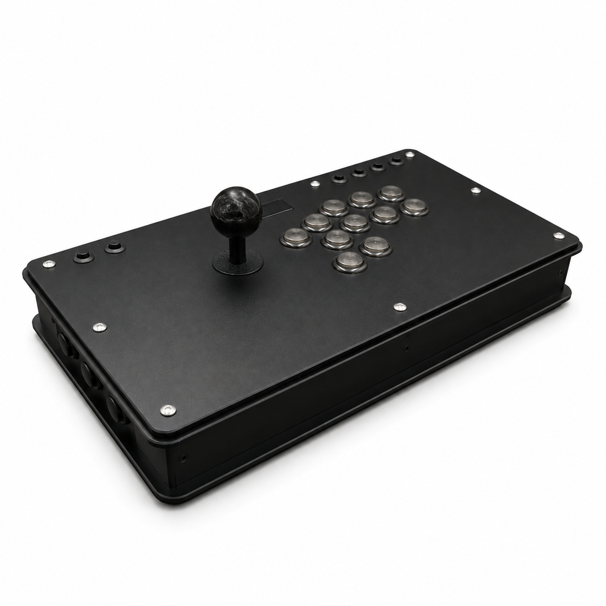 VSLAB VSGEAR 旧バージョン・黒。斜めから見た外観。白背景、エフェクトなし。