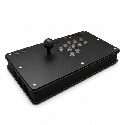 VSLAB VSGEAR 旧バージョン・黒。斜めから見た外観。白背景、エフェクトなし。